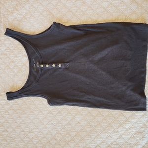 American Eagle Large Grey ribbed tank